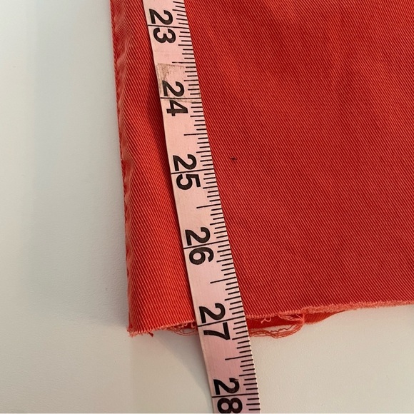 Pilcro x Anthropologie slim straight Orange Cropped utility Pants 20640 - Picture 11 of 12